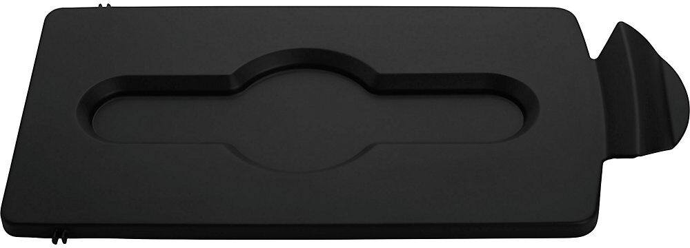 Deckeleinsatz, geschlossen, schwarz Rubbermaid