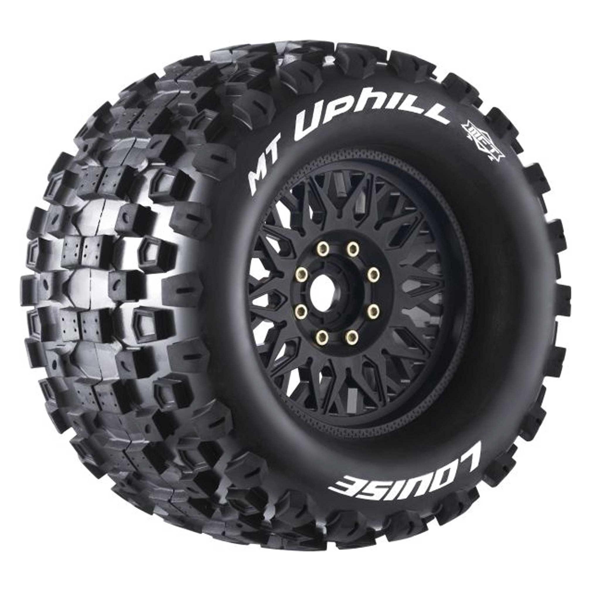 Louise MT-UPHILL 1/8 SPORT (2) Uni-Sechskant tauschbar Felge schwarz 0 & 1/2 OFFSET HEX 17MM (LOUT3322X)