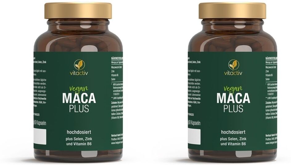 Vitactiv Maca Plus Kapseln 2x 2x60 St