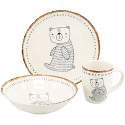 CreaTable, Kindergeschirr + Kinderbesteck, Freunde des Waldes