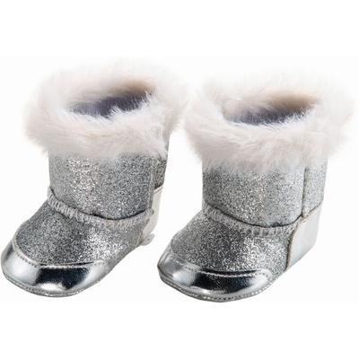 Puppen-Silberstiefel, Gr. 38-45 cm