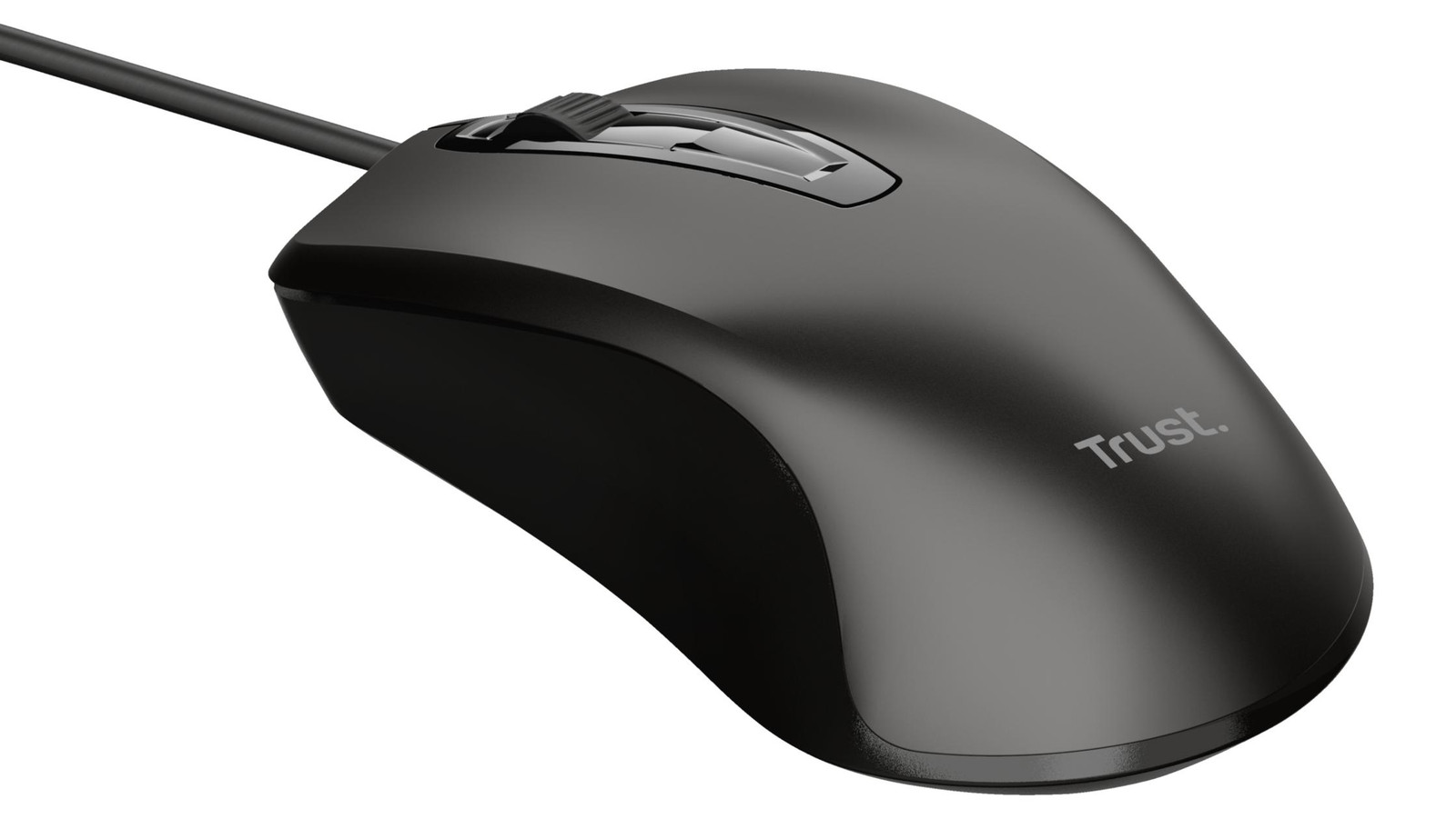 Trust 24657 Optische Muis, USB Type-A, 1200 DPI, Zwart