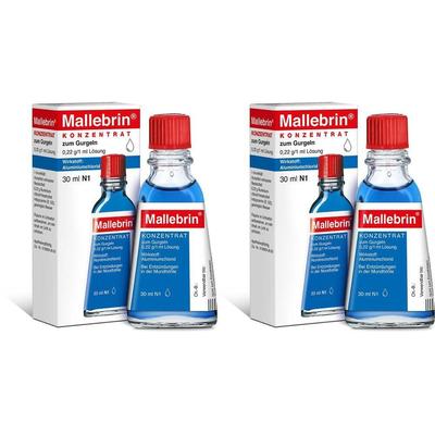 Mallebrin Konzentrat zum Gurgeln 2x 2x30 ml Lösung