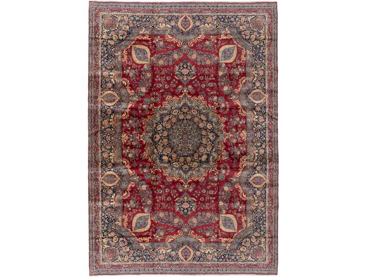 Kerman Teppich 344x498 Handgeknüpft Orientteppich Perserteppich