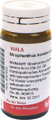 WALA Heilmittel GmbH STROPHANTHUS KOMBE e semine D 6 Globuli 20 g 08787850