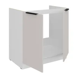 Küchen Spülenunterschrank 80 cm COMO Kaschmir Küche Küchenzeile Küchenblock