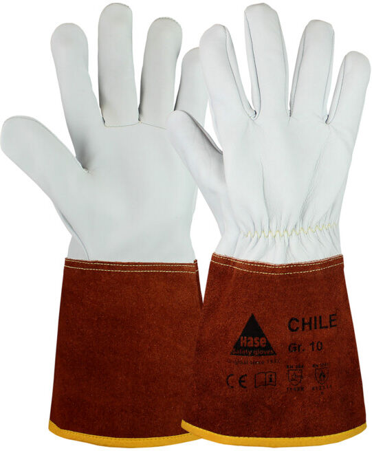 Hase Chile Gants de soudure en cuir d'agneau taille 12 (403840-12)