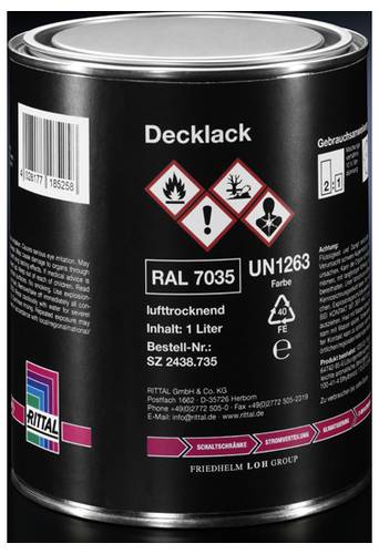 Rittal SZ 2438.735 Lack Dose Lichtgrau (RAL 7035) 1l