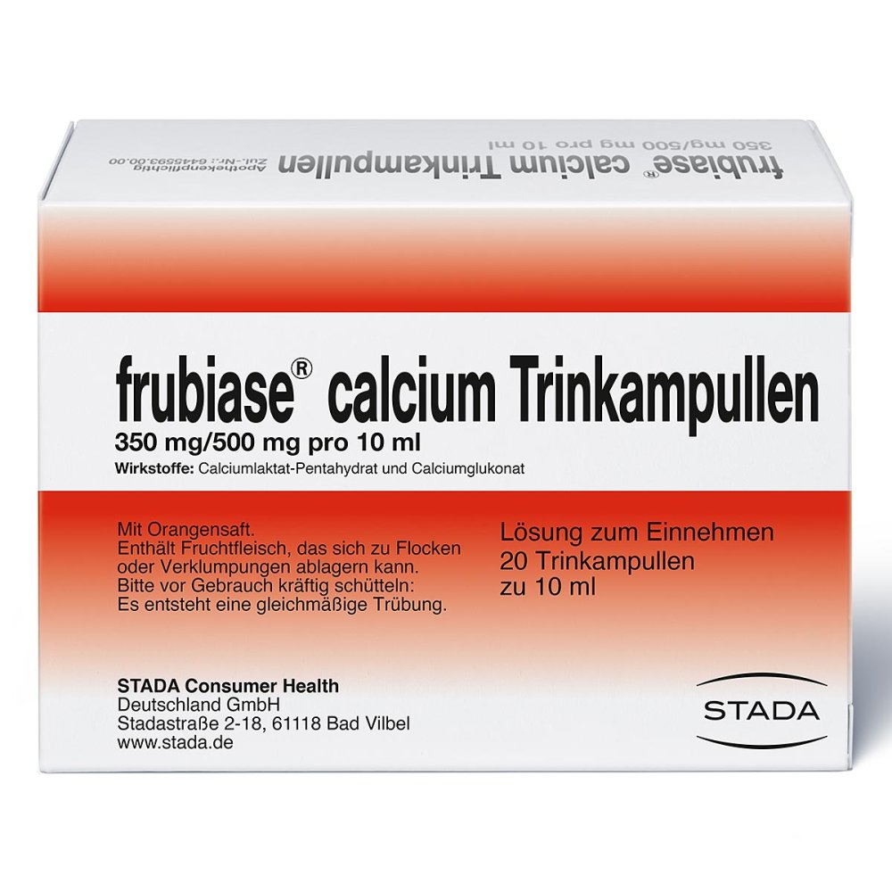 STADA Consumer Health Deutschland GmbH Frubiase Calcium T Trinkampullen 03126813