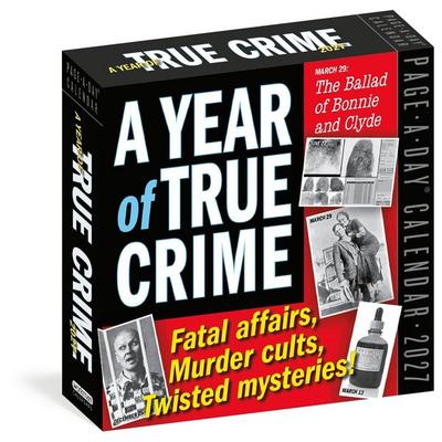 A Year of True Crime Page-A-Day® Calendar 2027