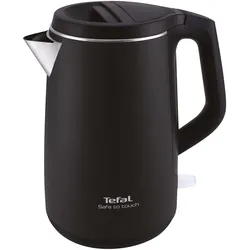 Tefal Safe to Touch, Wasserkocher, Schwarz