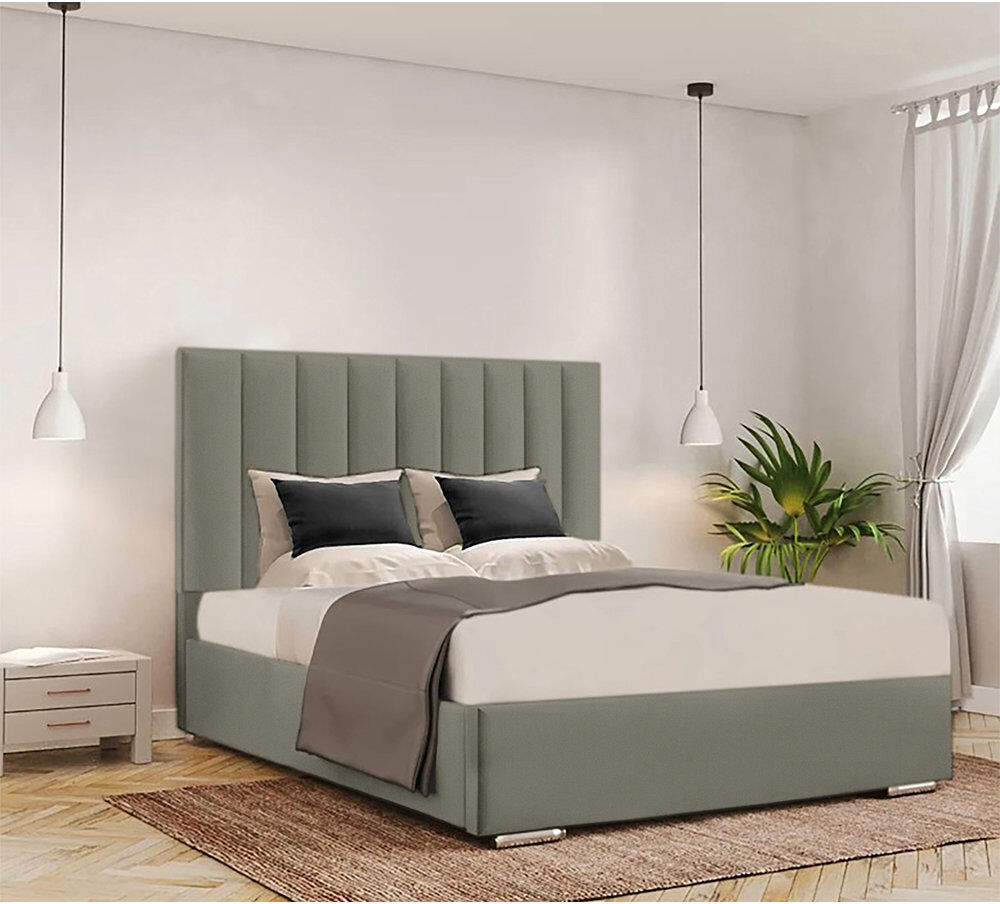 Ivy Bronx Caylob Upholstered Bed Asphalt Kingsize (5')