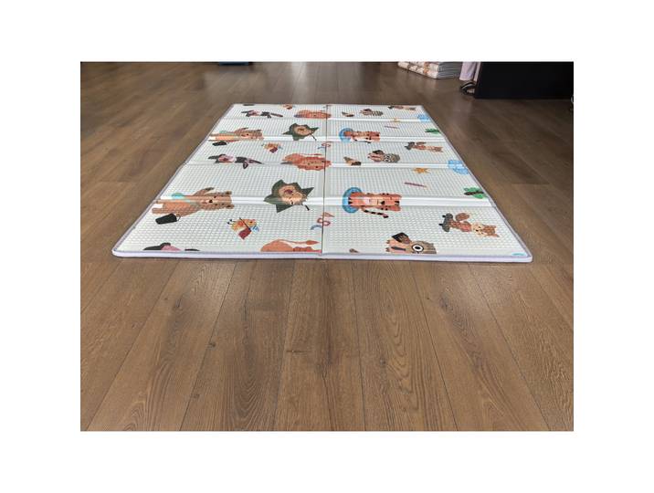 AIYAPLAY Tapis de Jeu Enfant 200x150cm Pliable Réversible XPE
