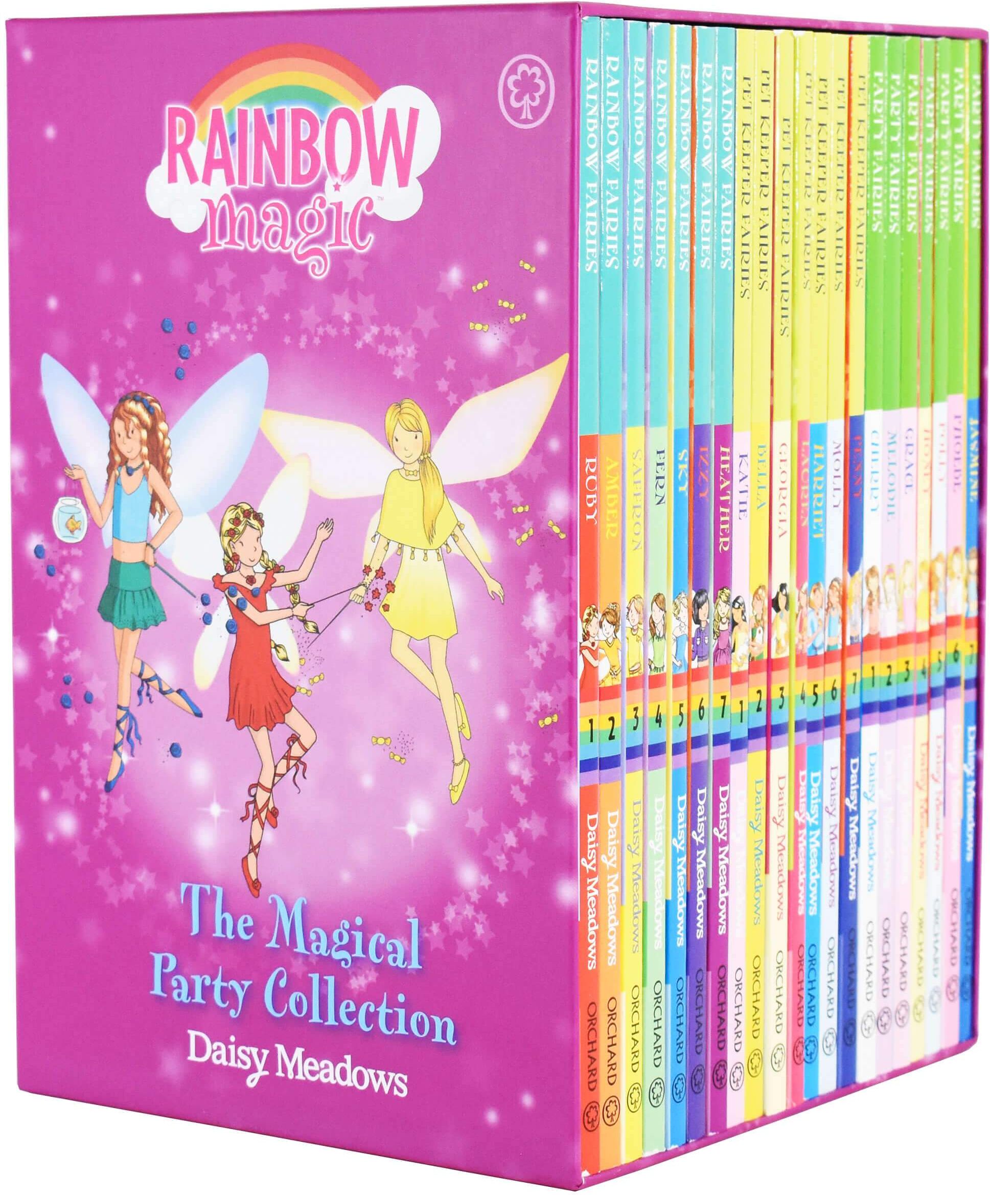 Rainbow Magic The Magical Party Collection 21 Books Box Set by Daisy Meadows - Ages 7-9 - Paperback Hachette