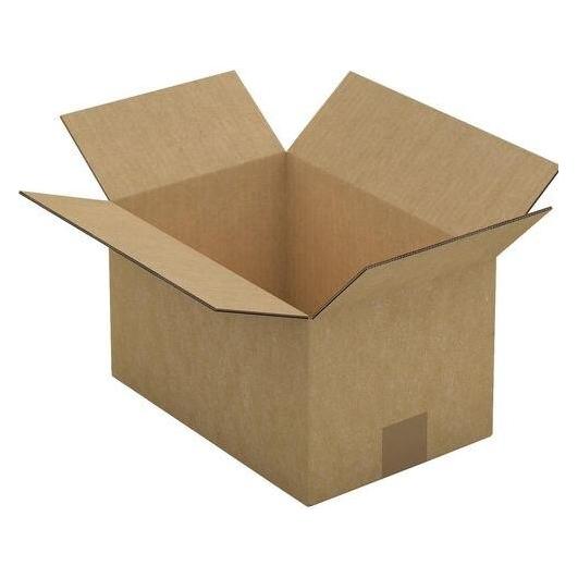 Rajapack Raja Versandkarton 1-wellig Pappe 120 (B) x 110 (T) x 160 (H) mm Braun (25 Stk., 12 x 11 x 11 cm) (CAS02)