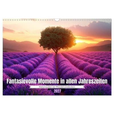 Fantasievolle Momente in allen Jahreszeiten (Wandkalender 2027 DIN A3 quer), CALVENDO Monatskalender