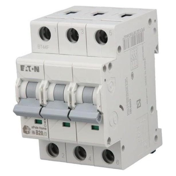 Eaton Leistungsschalter 3P B 20A 6kA AC xPole Home HN-B20/3 194882 (194882)