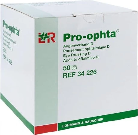 Pro-Ophta Augenverband D 50 St Verband