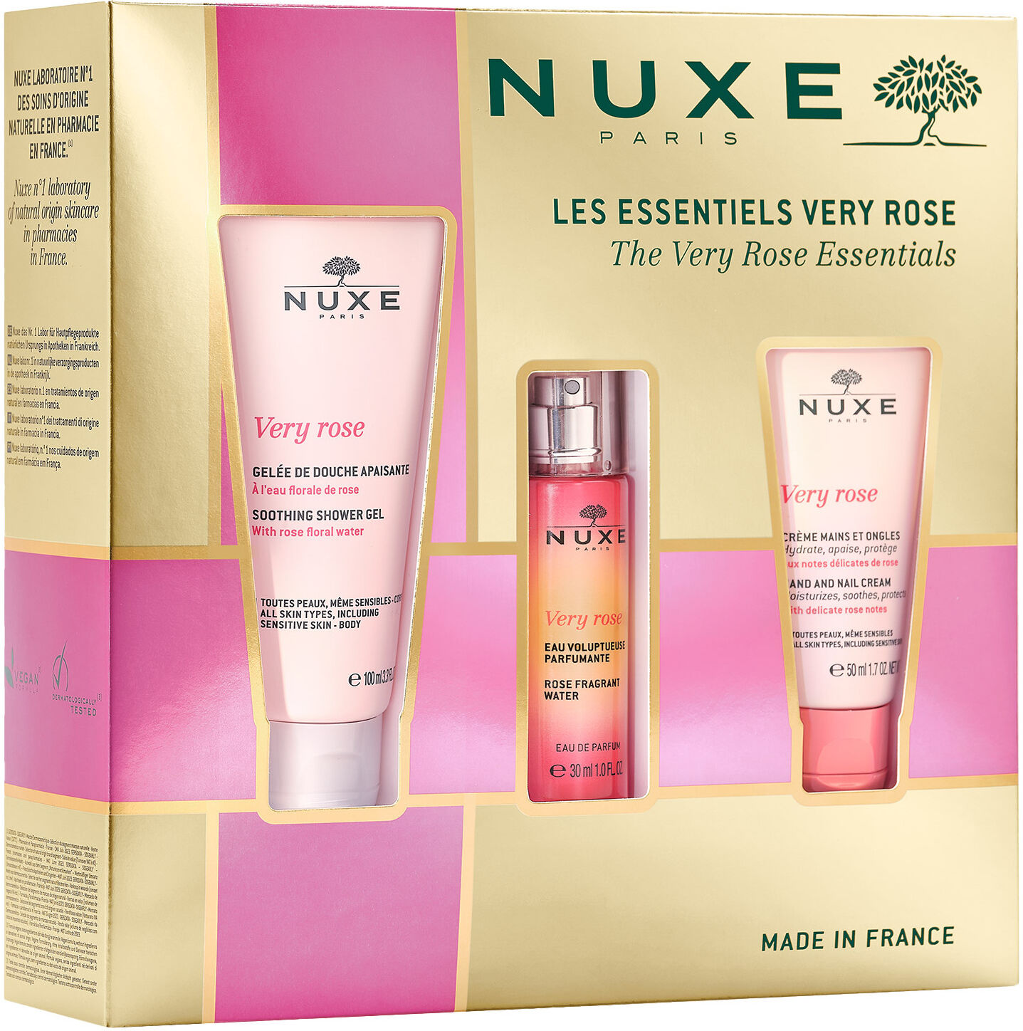 Nuxe Coffret Los Esenciales Very Rose 3 Piezas