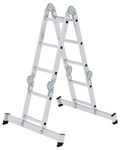 MUNK Günzburger Steigtechnik 031320 Aluminium Sprossen-Vielzweckleiter