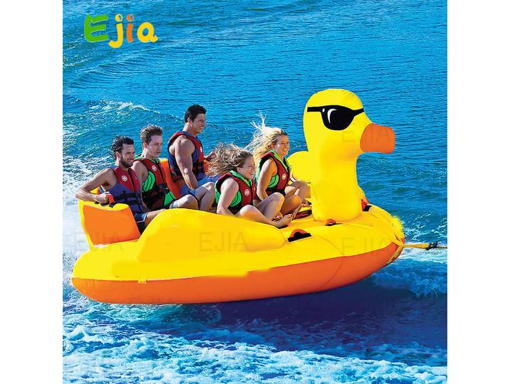 3-5 coureurs adultes enfants bateaux remorquables à l'eau gonflable géant flottant canapé d'eau Tubes de Ski nautique bateau de canard pour les Sports nautiques