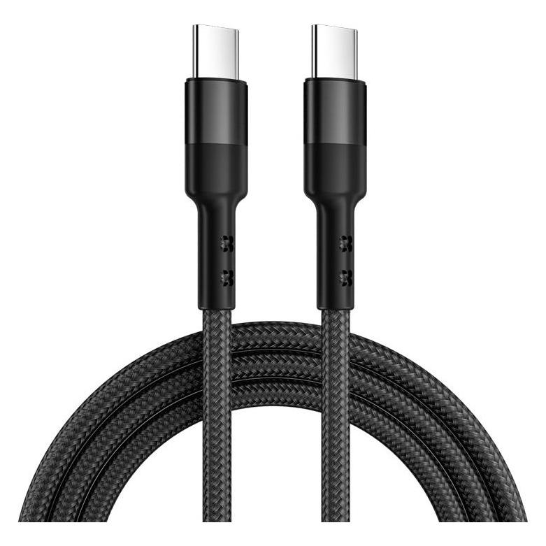 Caruba USB C to USB C 60W Cable 1 Meter Black (1 m, USB 2.0, 60 W) (45203574)