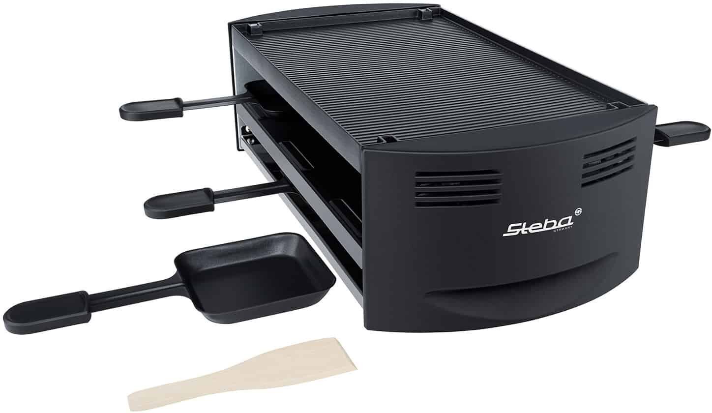 Steba RC 6 Bake & Grill Pizza-Raclette   schwarz - Refurbished