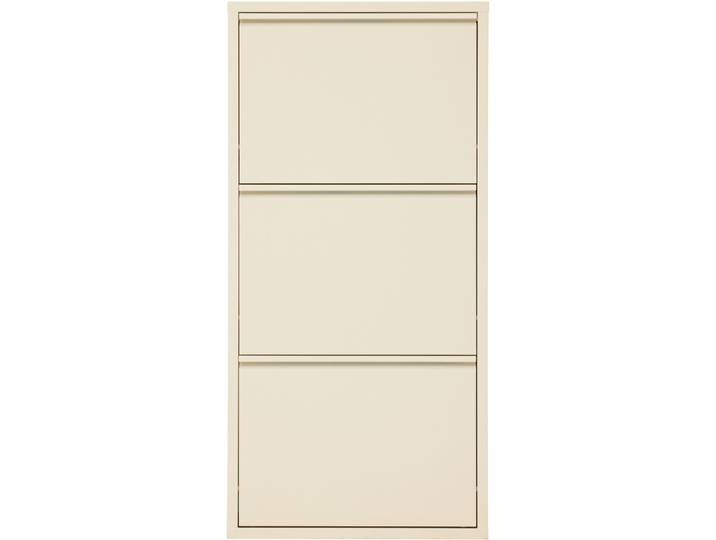 Schuhschrank Vinci beige Metall B 51 H 103 cm