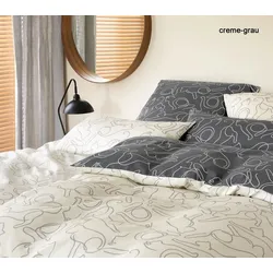 Elegante Mako-Satin Bettwäsche Cats