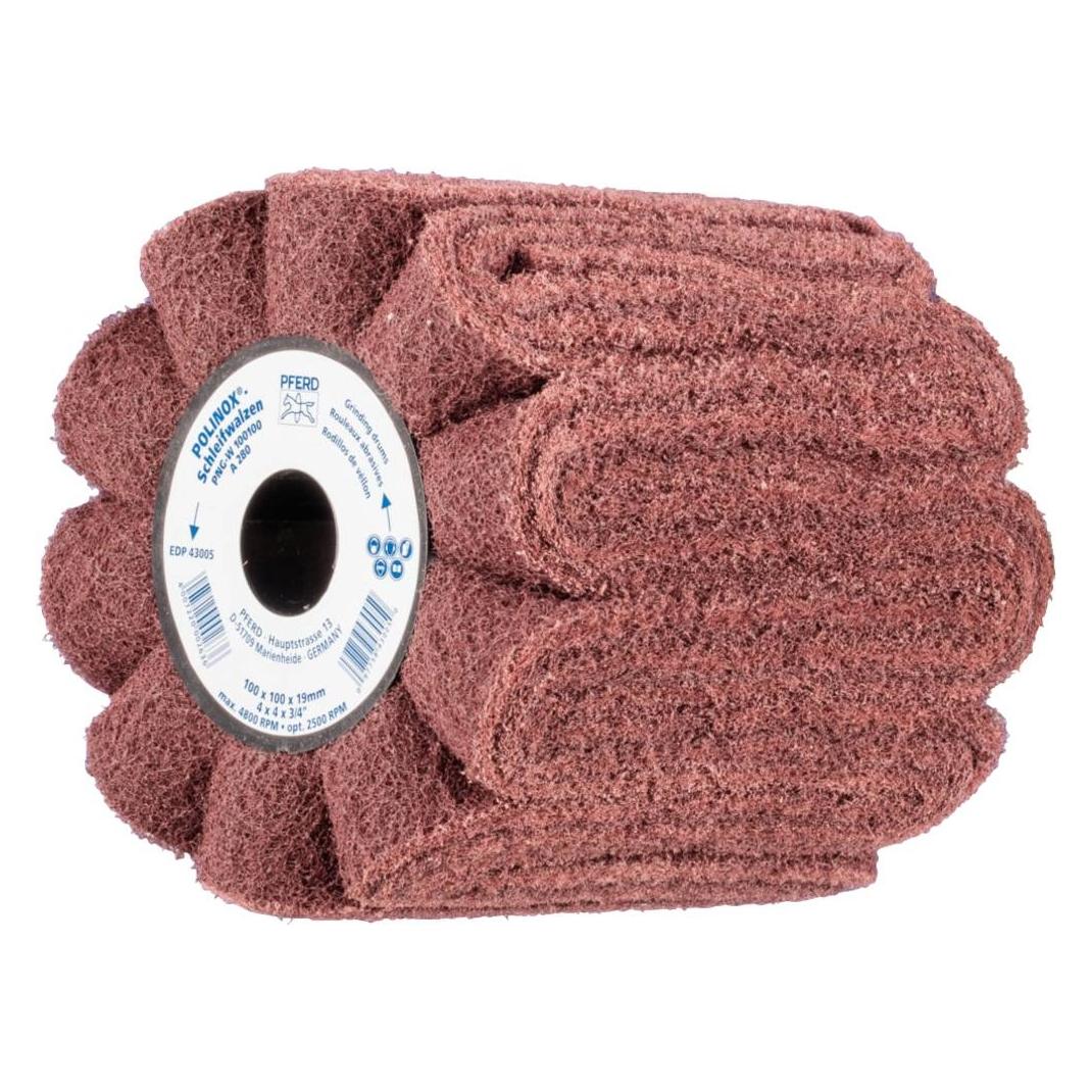 Pferd 44641203 POLINOX Vlies-Schleifwalze PNG Ø 100 x 100 mm Keilnut 19 mm A 28 (280) (44641203)