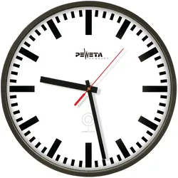 Peweta, Wanduhr, Funkwanduhr aus Kunststoff (30 cm)