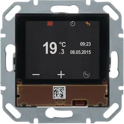 Berker 80440100 KNX Temperaturregler, mit TFT-Display, integriertem Busankoppler