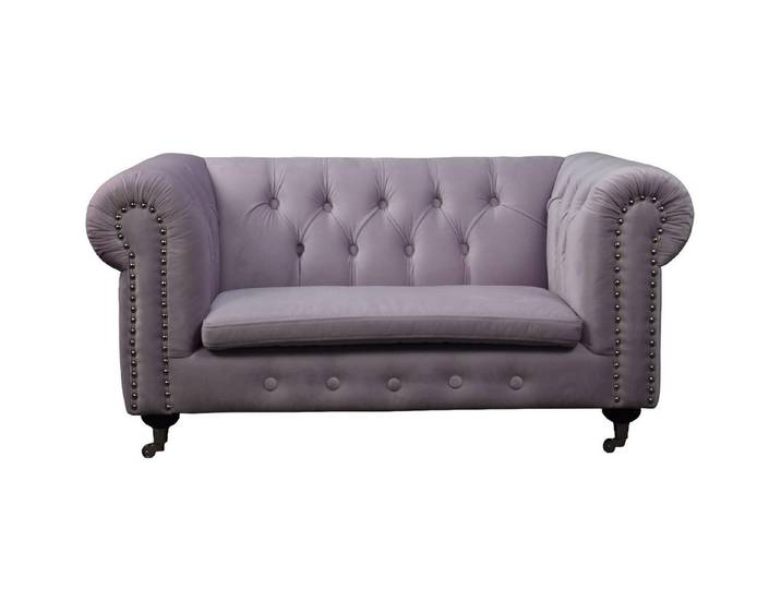 Xlmoebel Chesterfield-Sofa Barock-Chesterfield-Sofa aus Textil und Leder, Sofa, Hergestellt in Europa