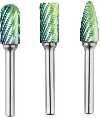 Metabo 628594000 Frässtift-Set Hartmetall Konisch Schaftdurchmesser 6mm