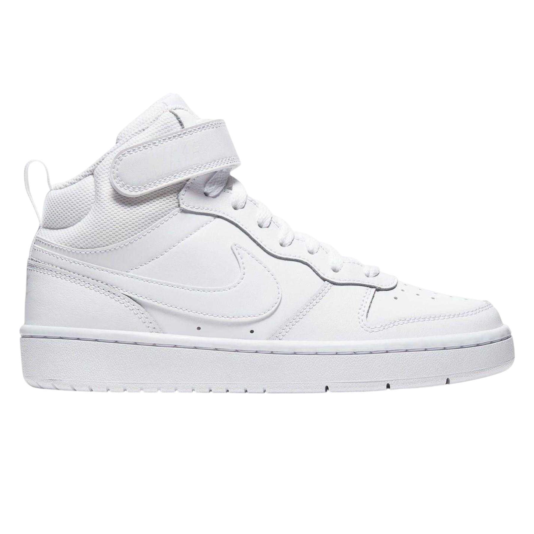 Nike - "Court Borough" High Top Turnschuhe für Jungen, Hoch geschnitten, Flach (Weiß)