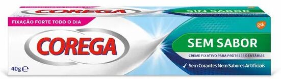 Corega Protesis Crema Fijadora Sin Sabor 40g