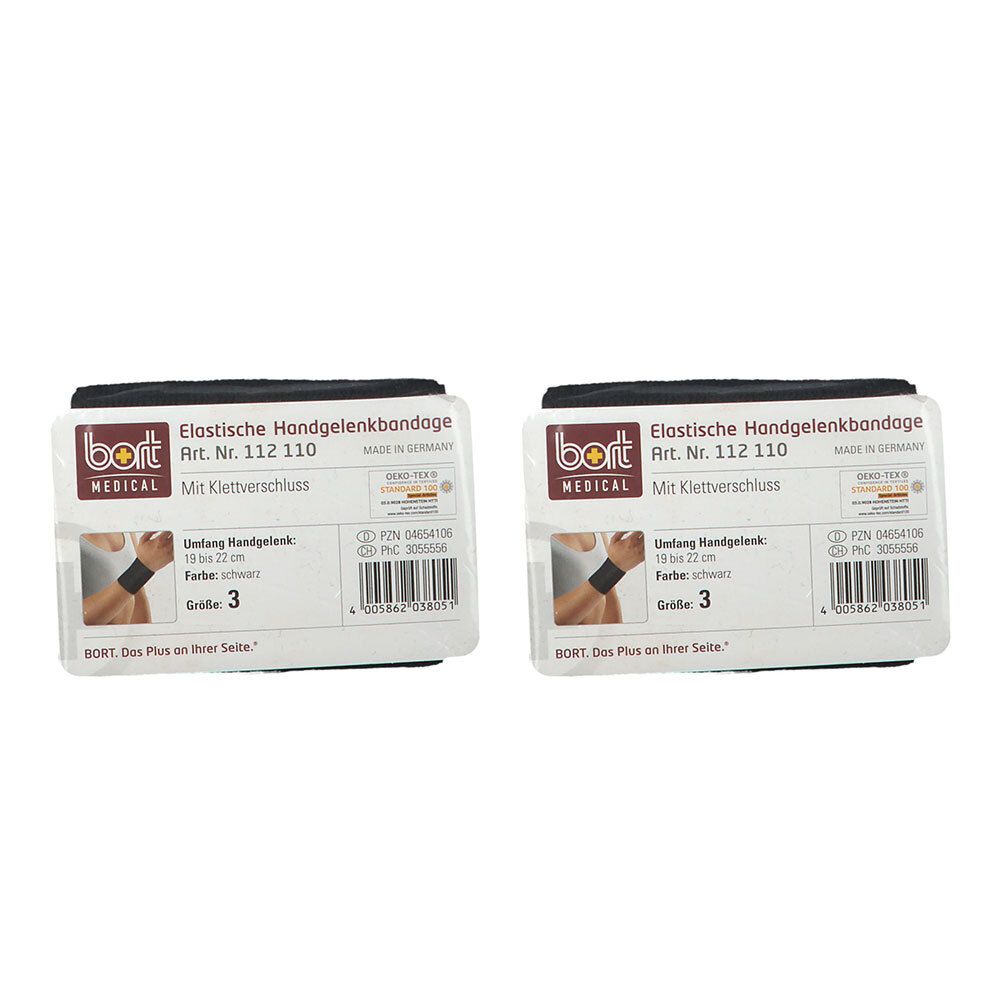 Bort Handg Band Schw GR 3 x2 2x1 St Bandage(s)