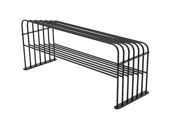 Spinder Design Schuhregal Skadi schwarz Stahl B 100 cm H 40.5 cm