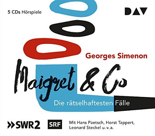 Georges Simenon - Maigret & Co - Die rätselhaftesten Fälle: Hörspiele mit Hans Paetsch, Horst Tappert u.v.a. (5 CDs) - Preis vom 11.10.2026 15:43:13 h