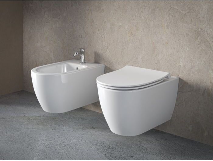 Ideal Standard life O Wandbidet T5681MA 34,5x53x29,5cm, mit Hahnloch/Überlauf, weiß Ideal Plus