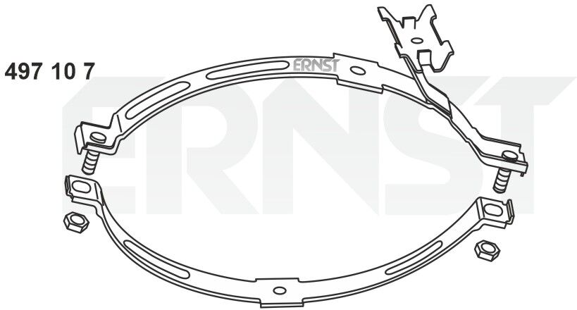 Ernst Halter, Abgasanlage 497107 Hinten Für Bmw