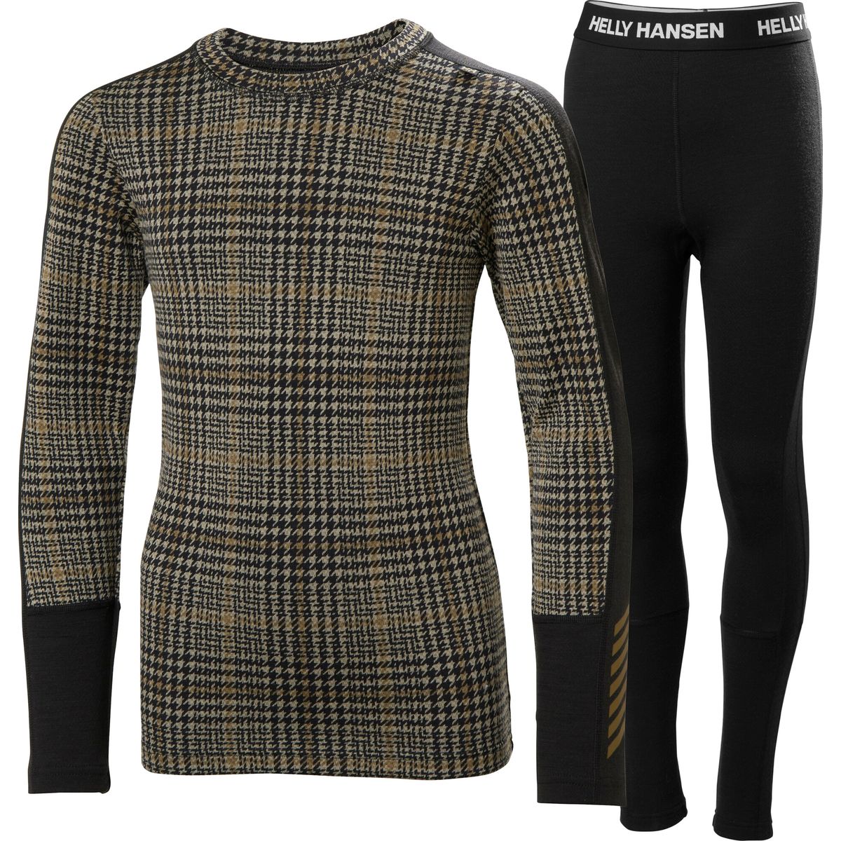 Helly Hansen JR Graphic Lifa Merino SET sepia aop (718) 14 48179_718-14