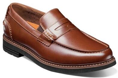 Nunn Bush Odin II Moc Toe Penny Loafer - Mens 13 Brown Slip On Medium