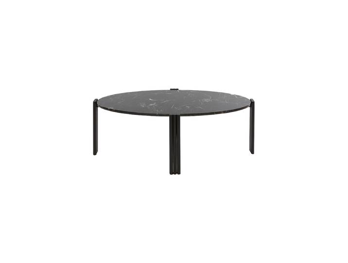 Marmor Design Beistell-/ Couchtisch „Tribus“ Schwarz 92.4 x 47.6 cm AYTM
