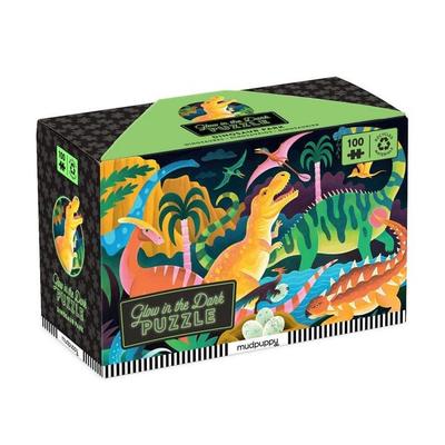 Dinosaur Park 100 Piece Glow in the Dark Puzzle, von Mudpuppy, Abrams & Chronicle, 978-0-7353-8249-7