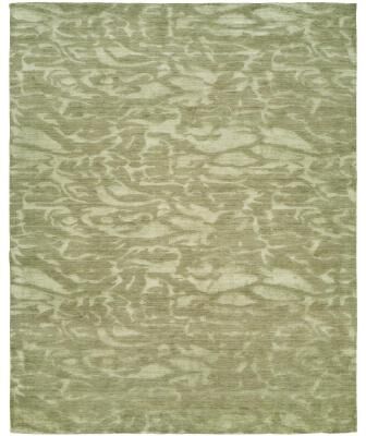 KALATY Gramercy Moonstone Ivory Wool/Viscose Handmade Area Rug