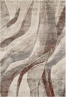 MDA Rugs MDA Urben Veil Collection Abstract Beige/Grey Modern Area Rug
