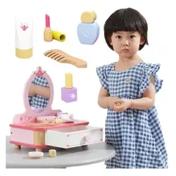 Viga Toys, Schminktisch, Viga 44571 Schminkset aus Holz