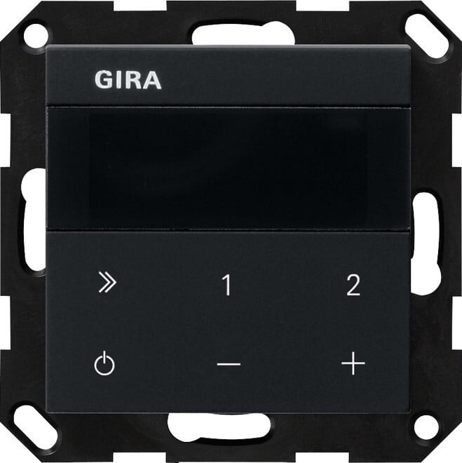 Gira UP-Radio IP-systeem 55, zwart