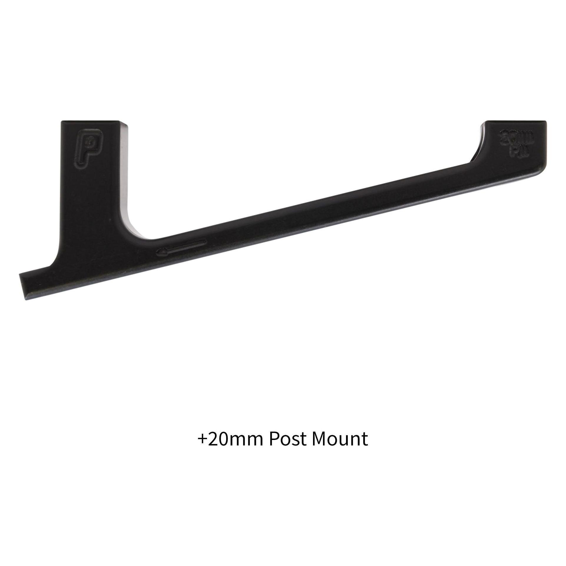 Paul Component Engineering Paul Component Scheibenbremsadapter PM, 20mm, VR 180mm/ HR 160mm, black (40080978)